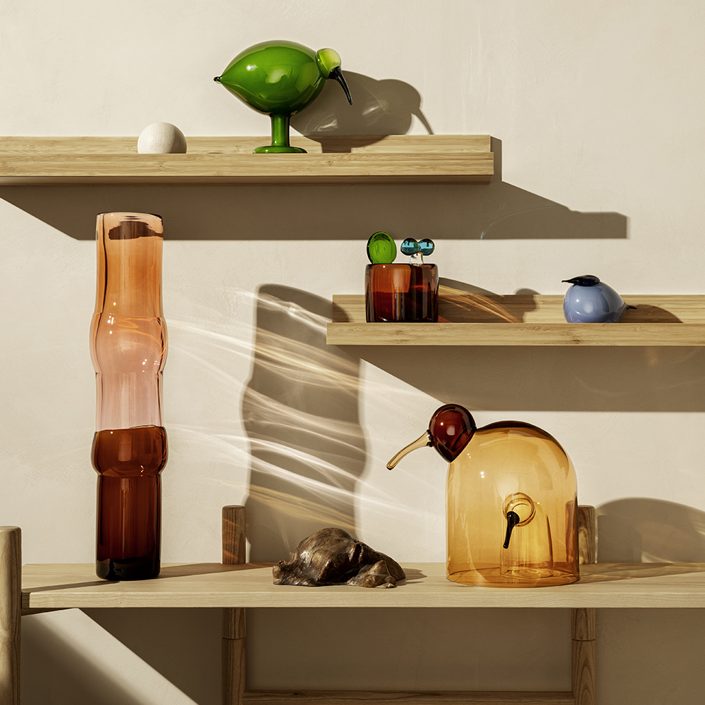 iittala Birds by Toikka Ibis 20,5x16,5 cm grønn