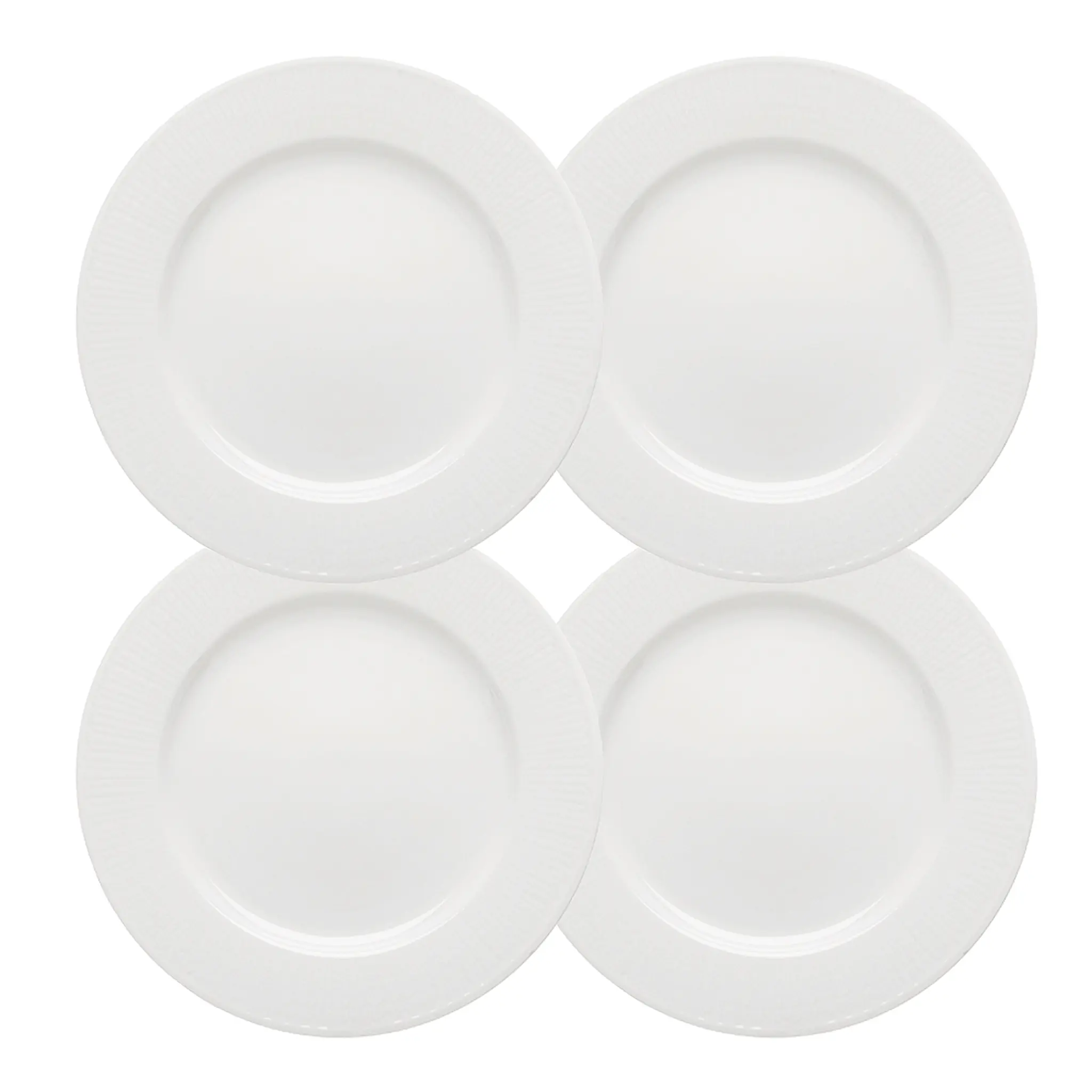 Rörstrand Swedish Grace Tallrik 21 cm 4-pack Snö
