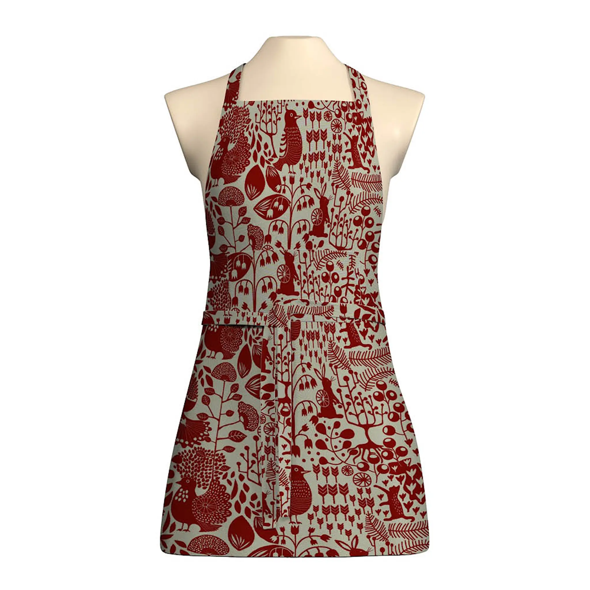Arvidssons Fyri förkläde 65x85 cm röd
