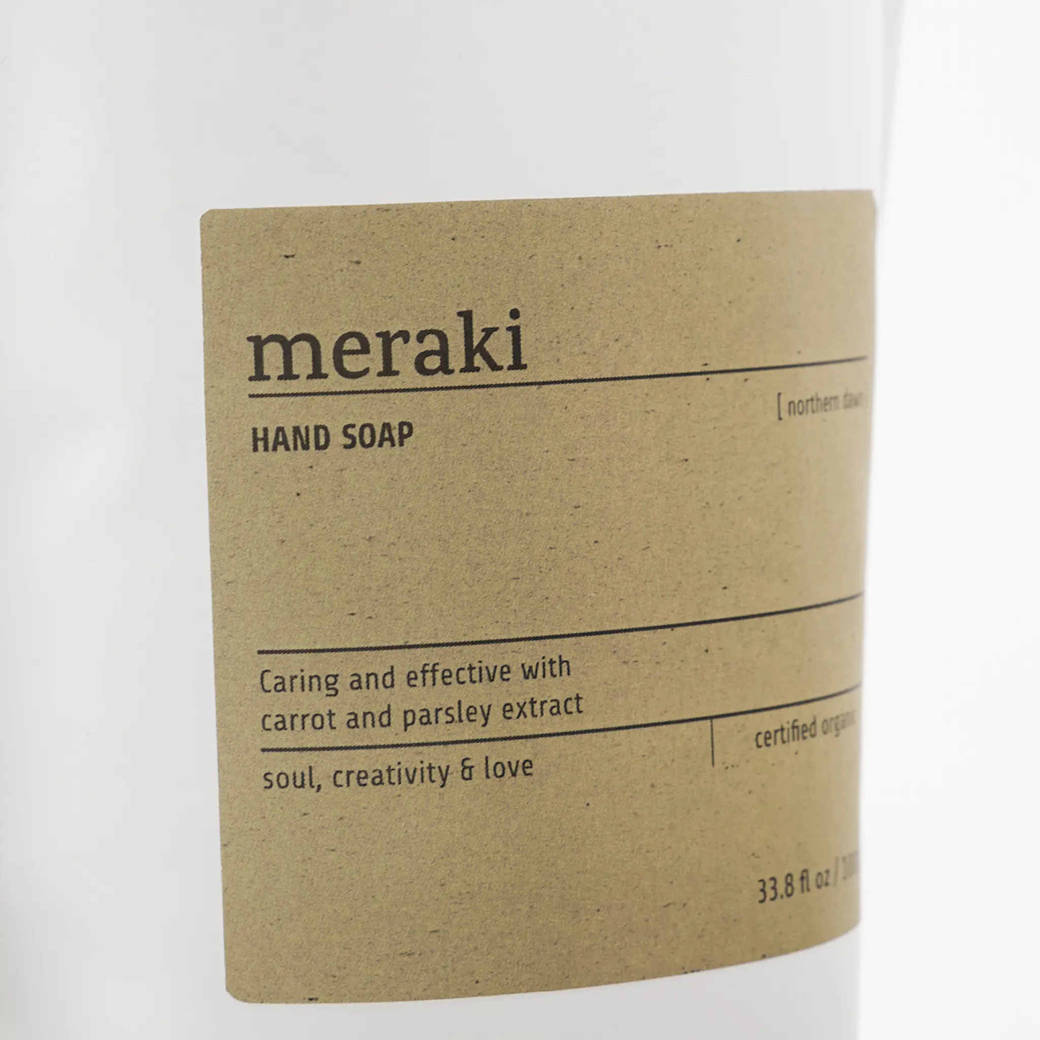 Meraki Käsisaippua täyttöpakkaus Northern Dawn Cosmos Organic 1000 ml