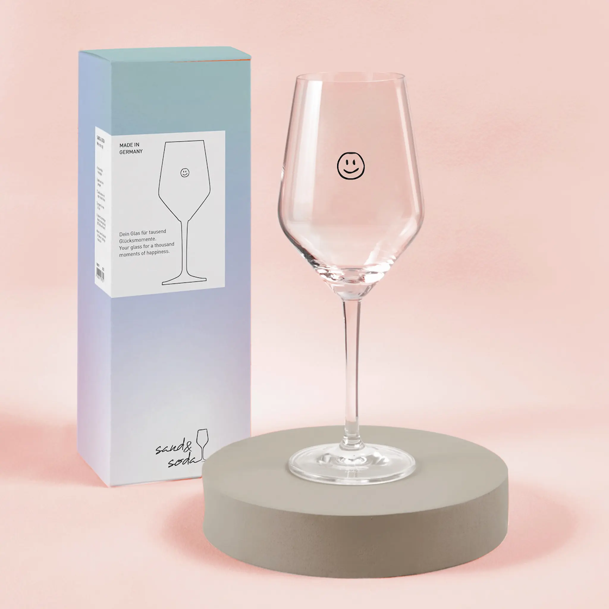 Sand & Soda Vinglas smiley 48 cl