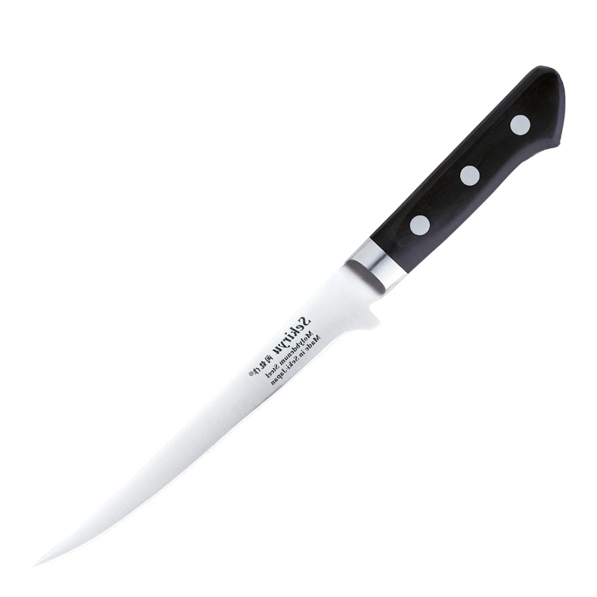Sekiryu Master filékniv 18 cm 29,5 cm blank/svart