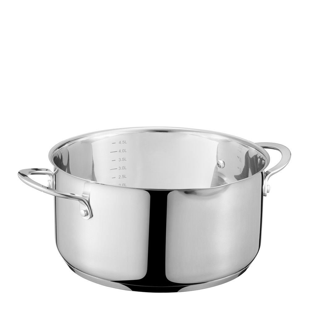 Dorre Kosmo gryte med glasslokk 5,1L stål