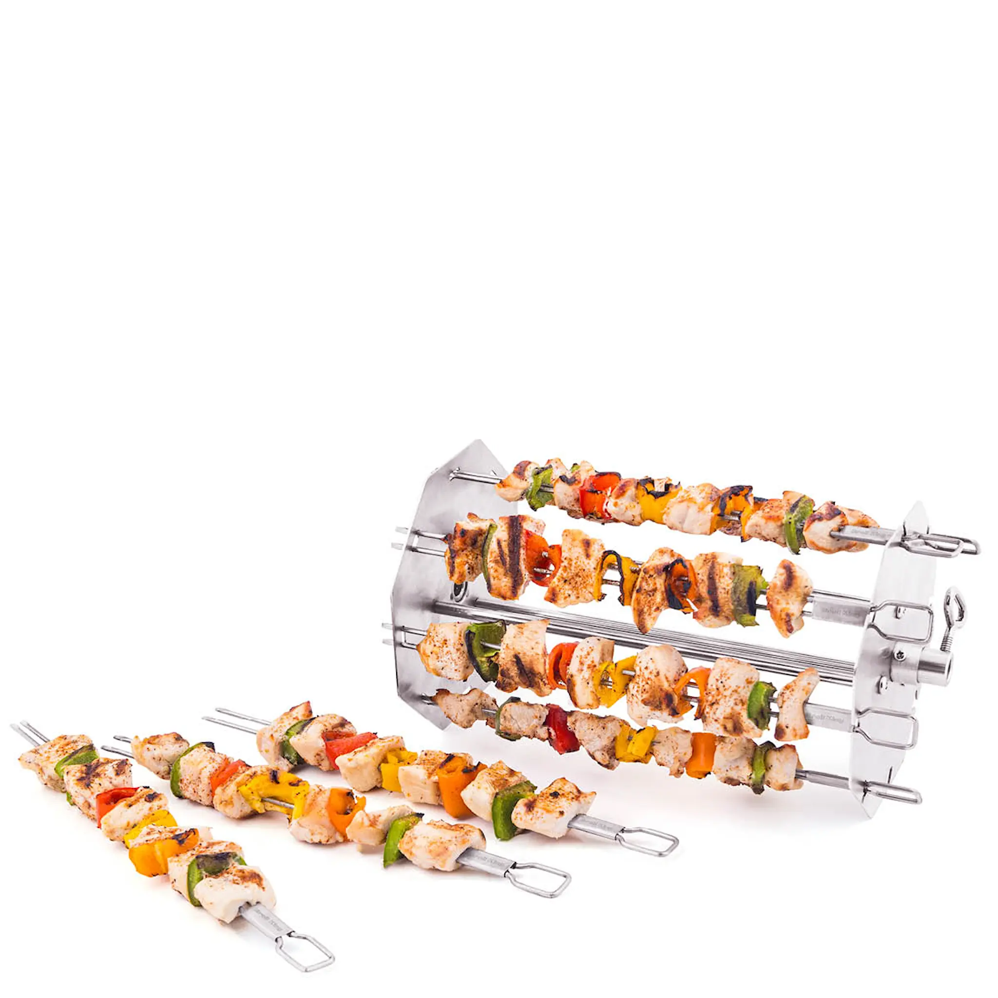 Broil King Grillspetthållare till rotisserie 31x18 cm rostfritt stål