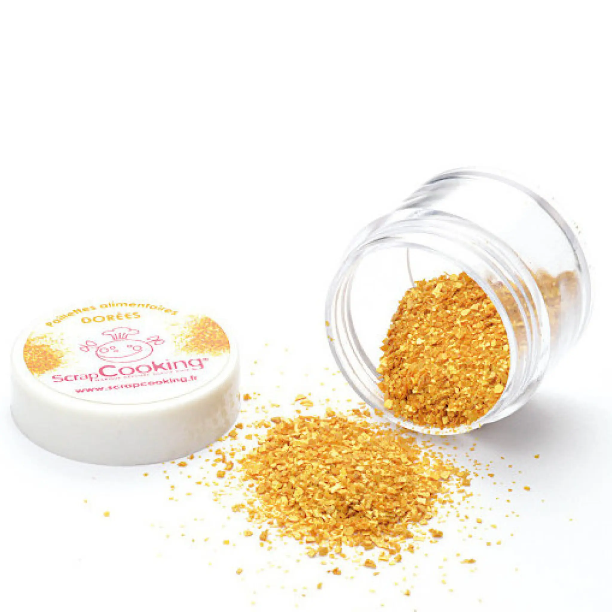 ScrapCooking Ätbart glitter 5 g guld