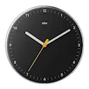 Väggklocka analog Ø 23 cm vit