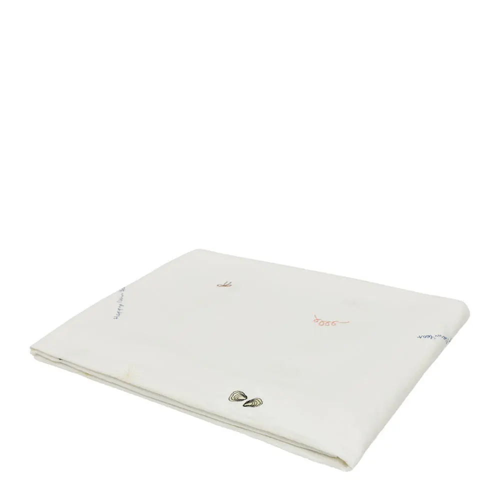 New Year Pöytäliina 250x140 cm Offwhite
