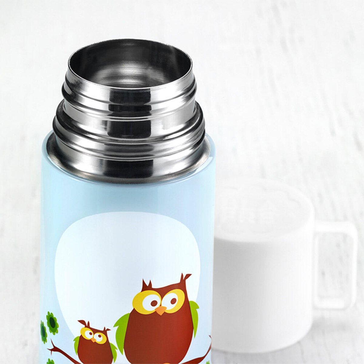 Blafre Uggla termos 350 ml blå