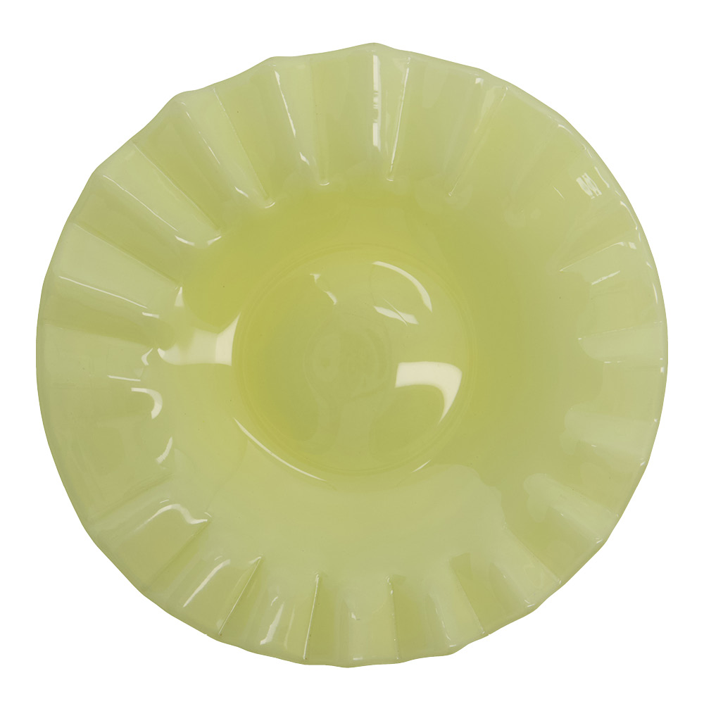 House Doctor Wave dekorationsfat 18,5 cm gul