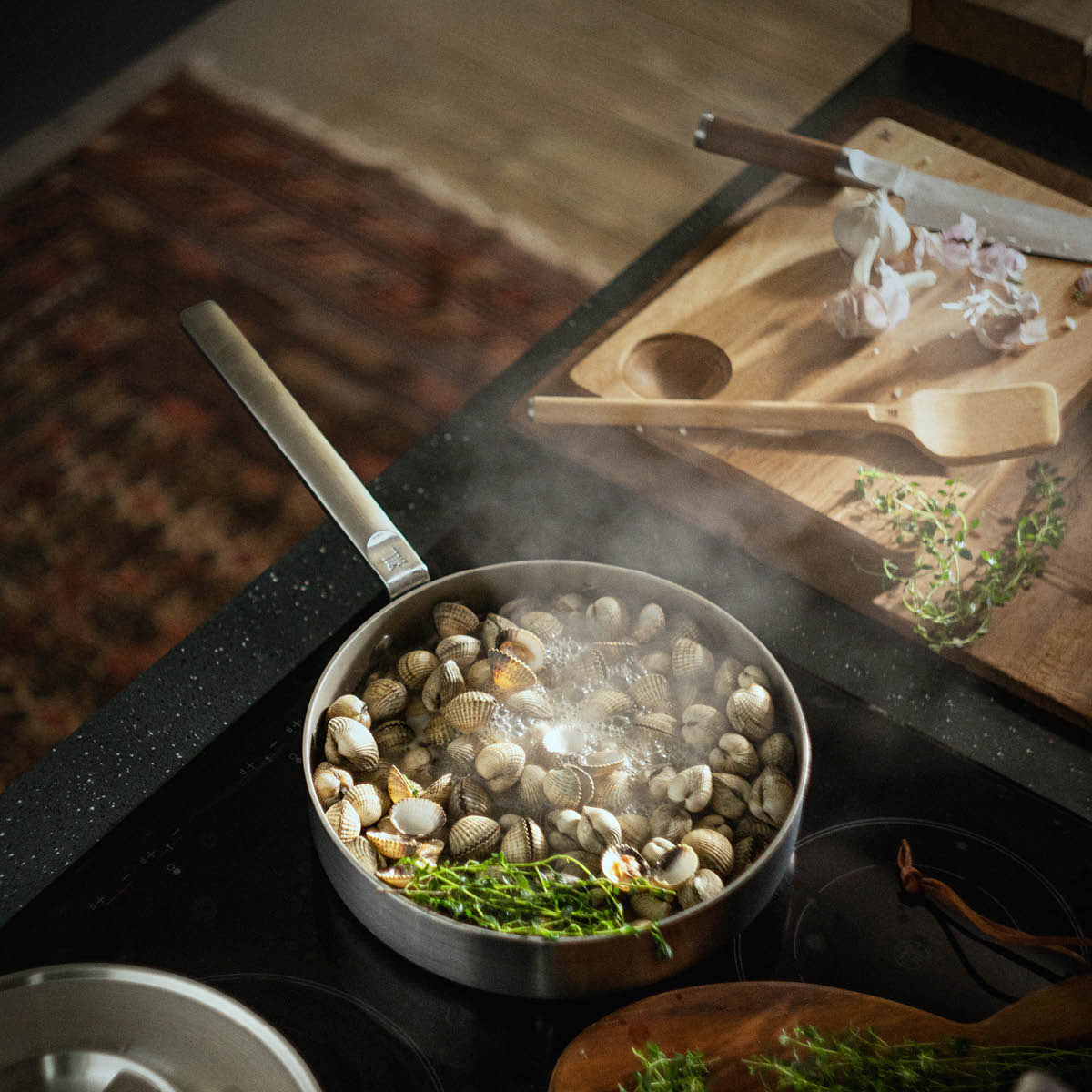 Fiskars Norden Steel Paistokasari 26 cm Ruostumaton