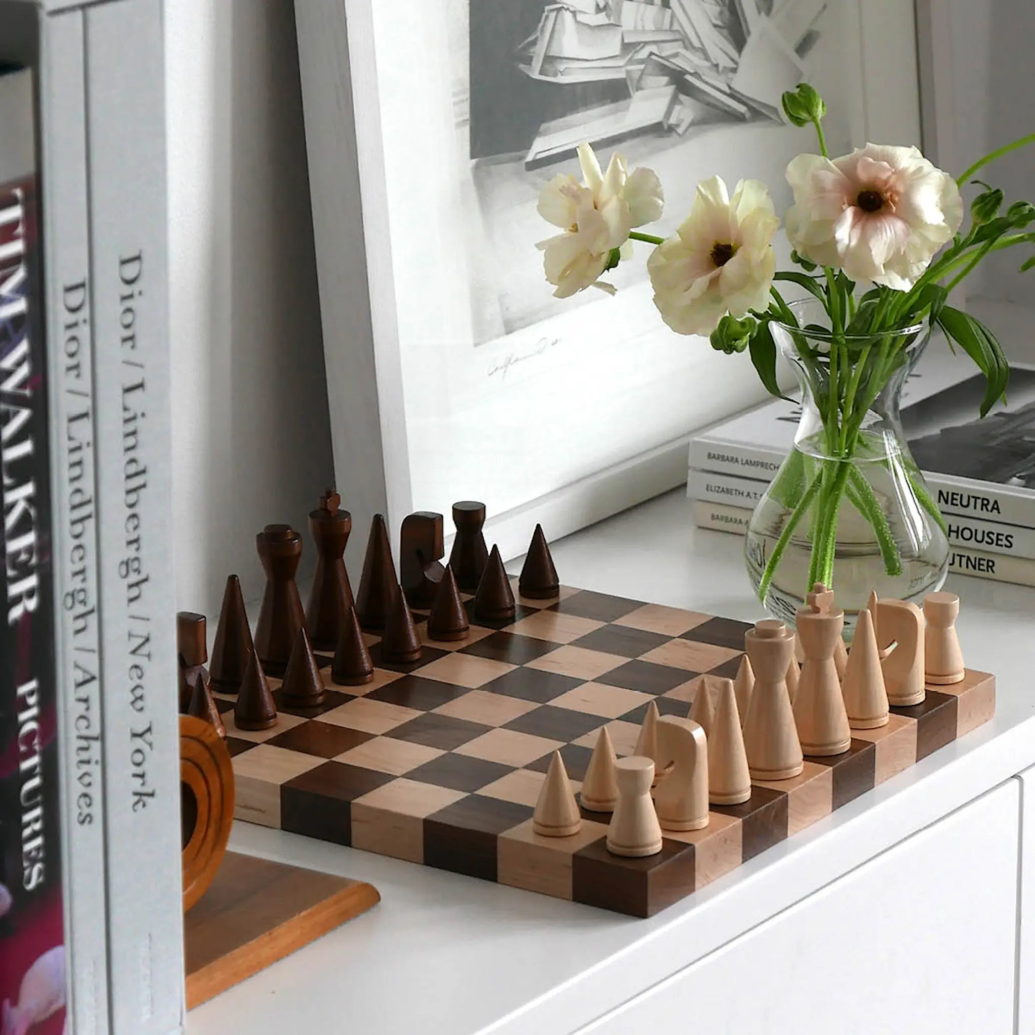 Printworks The Minimalist schackspel i trä