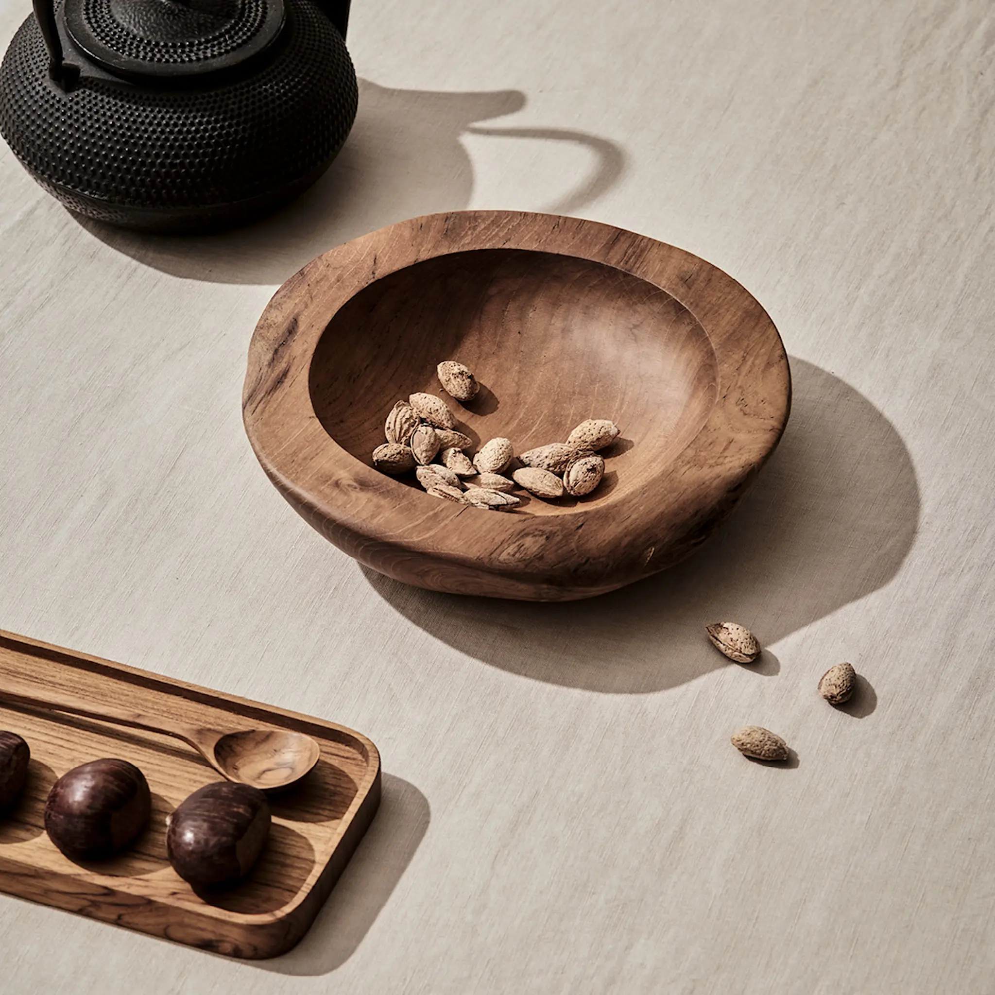 Tell Me More Teak bricka 27,5x12,5x1,5 cm