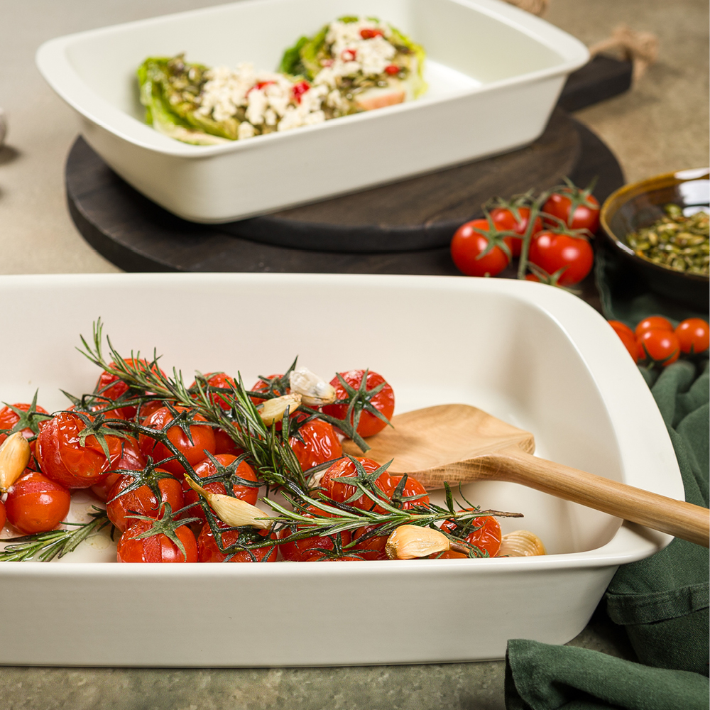 Modern House Daily Use ugnsfastform 2-pack 2,2+3,5 L vit