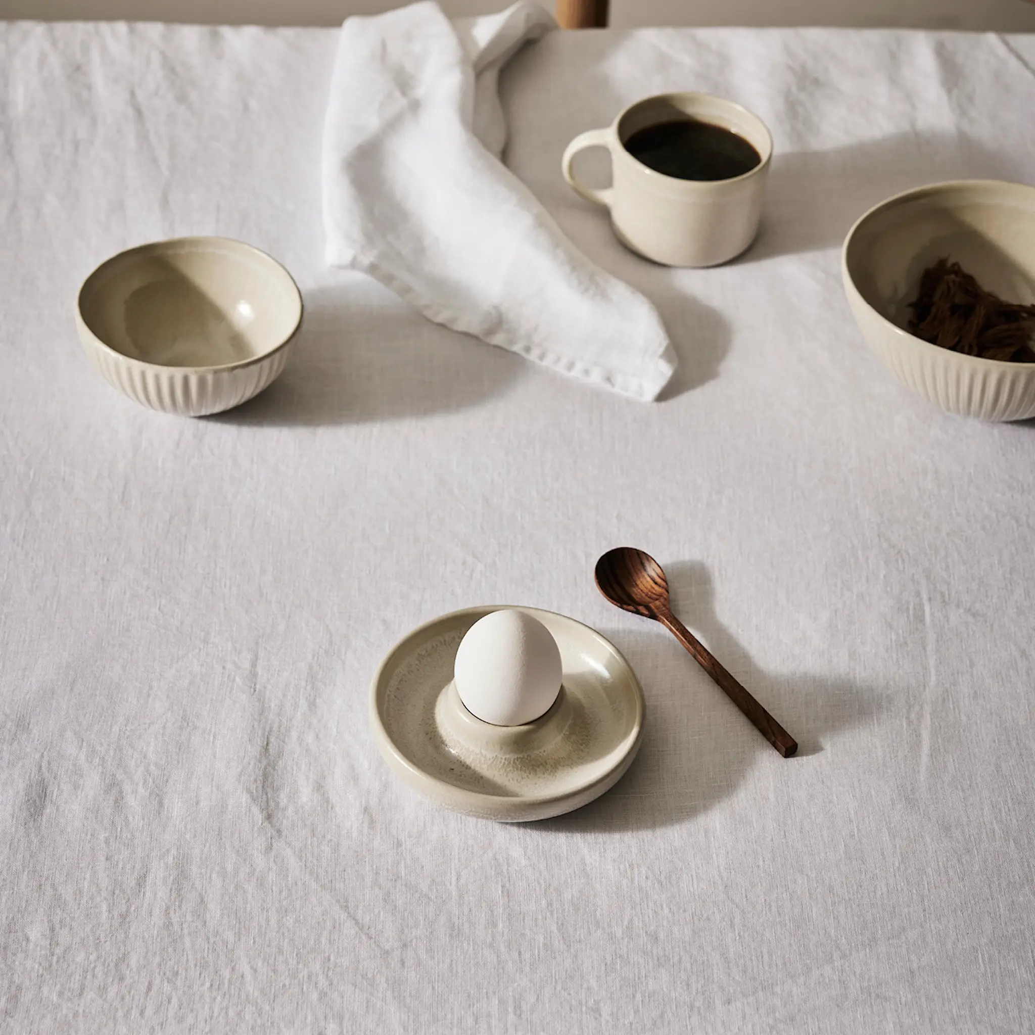 Tell Me More Granada eggeglass 12,5 cm krem hover