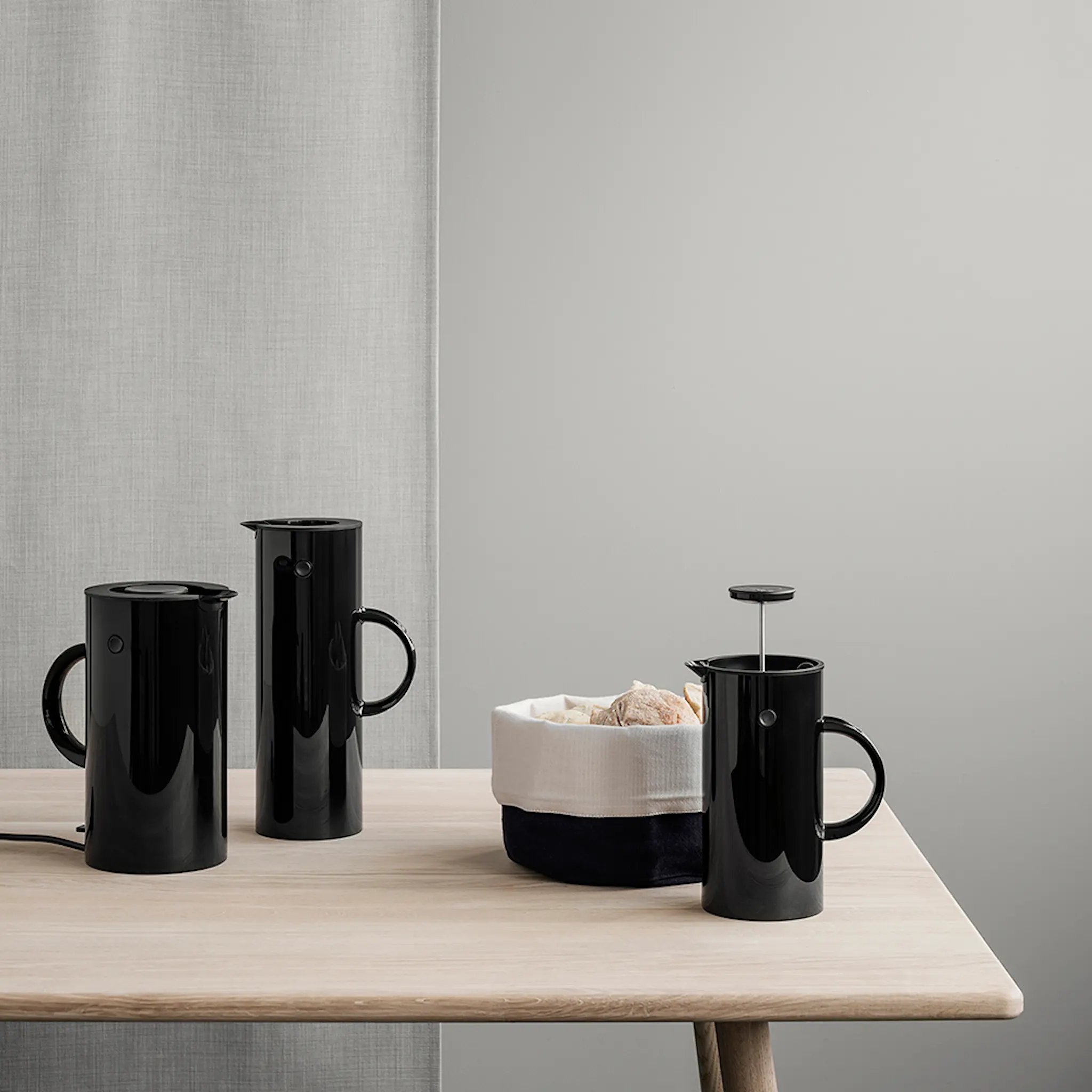 Stelton EM77 Kaffepress 1 L Svart