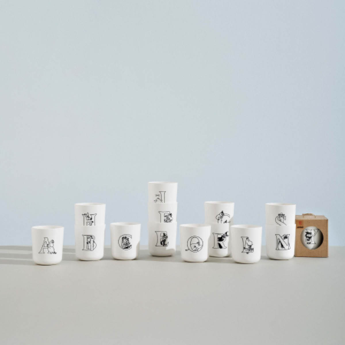 RIG-TIG Moomin ABC Mugg 20 cl C Vit