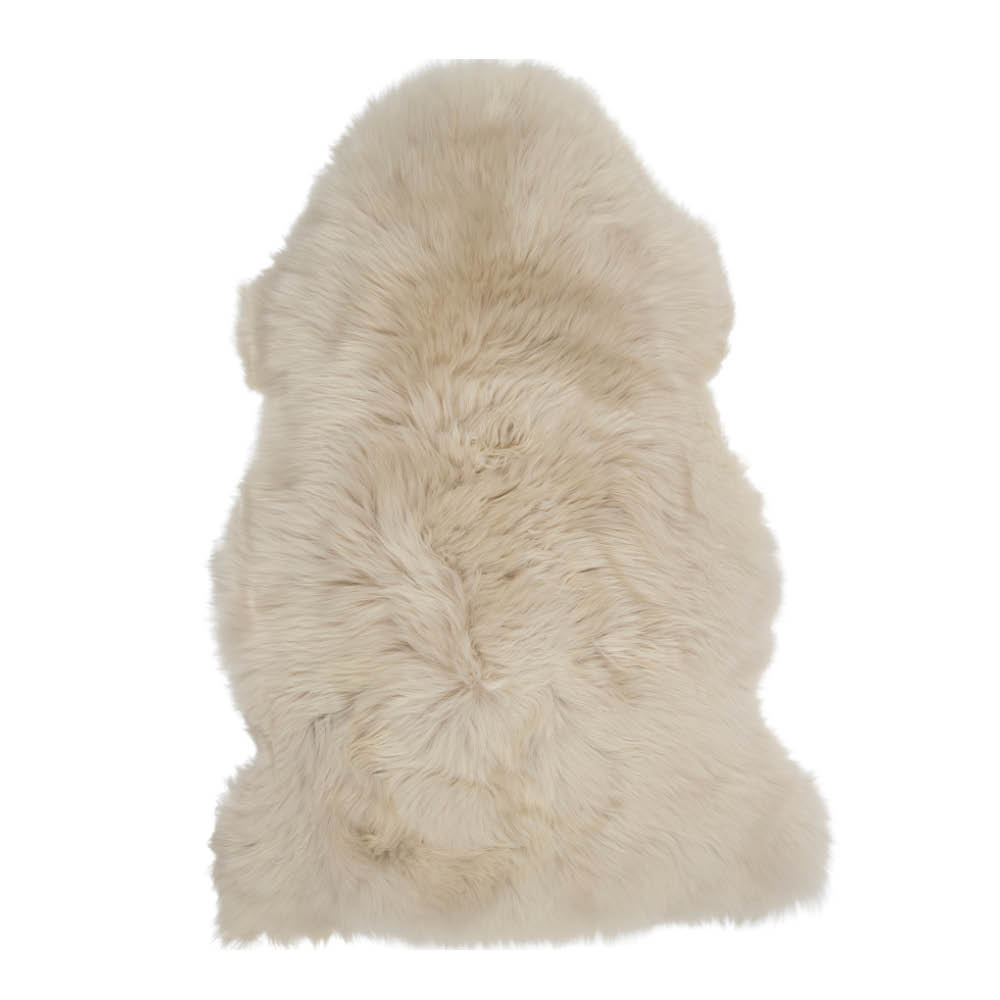 Natures Collection Fårskinn New Zealand lång ull 100 cm black