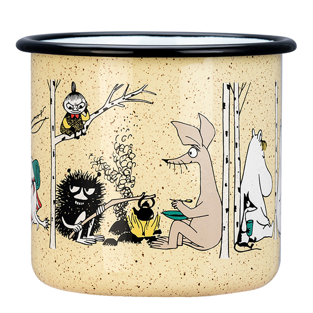 Muurla Muumi Emalimuki Campers 8 dl Keltainen