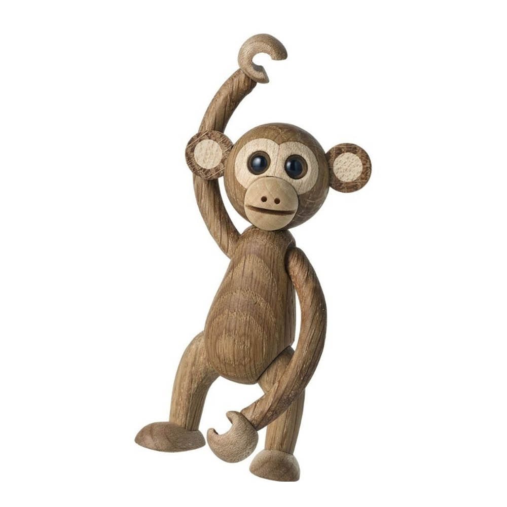 Spring Copenhagen Swing Ape trefigur 8 cm eik