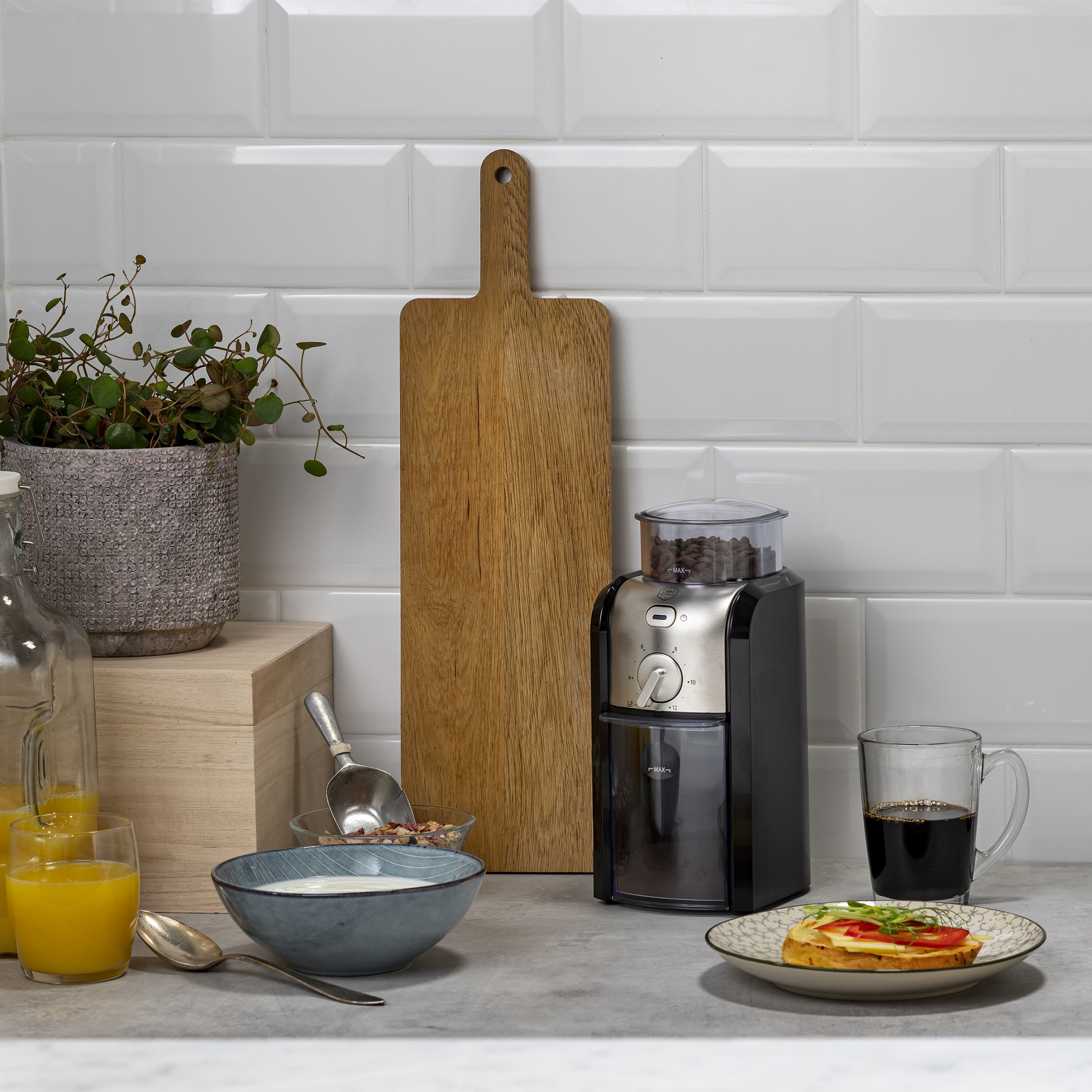 OBH Nordica Precision Kaffekvarn Svart/metall