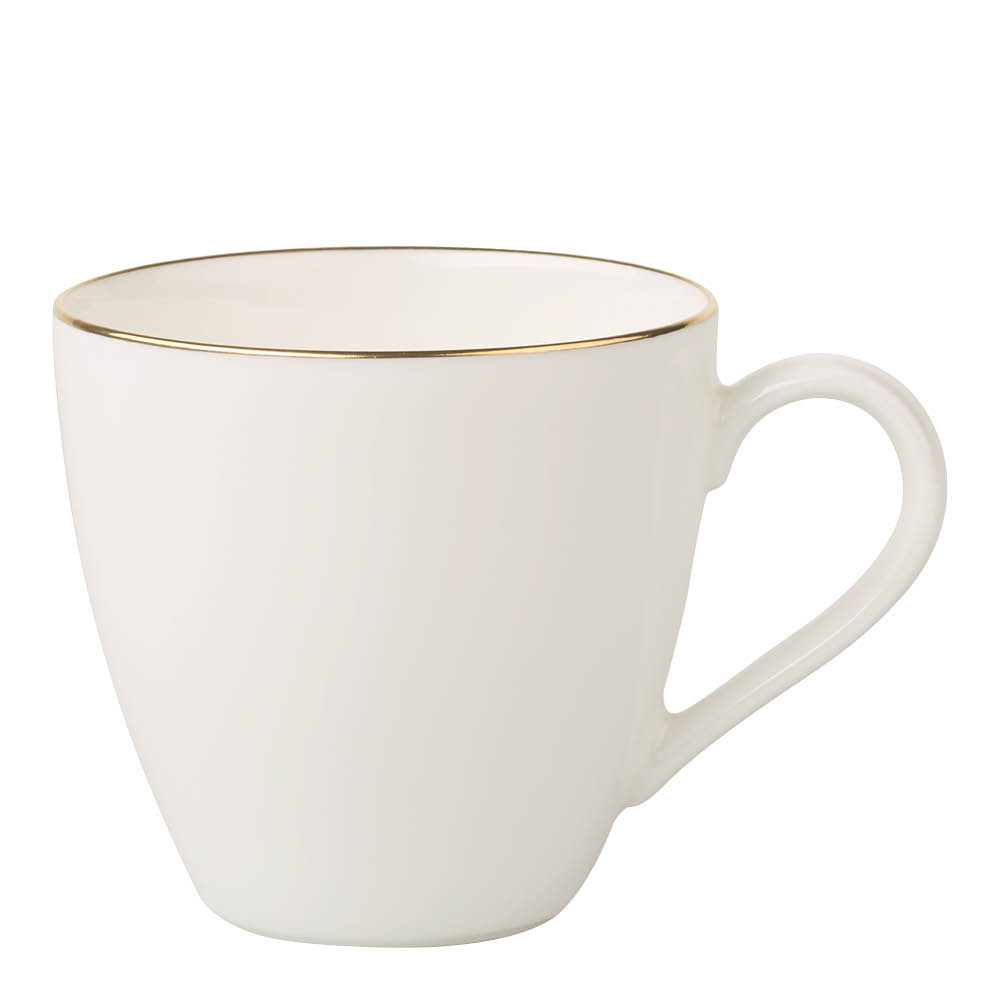 Villeroy & Boch Anmut Gold espressokopp 10 cl vit/guld
