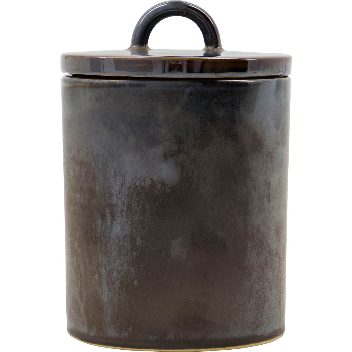 House Doctor Tallic förvaringsburk 2 delar svart/sand