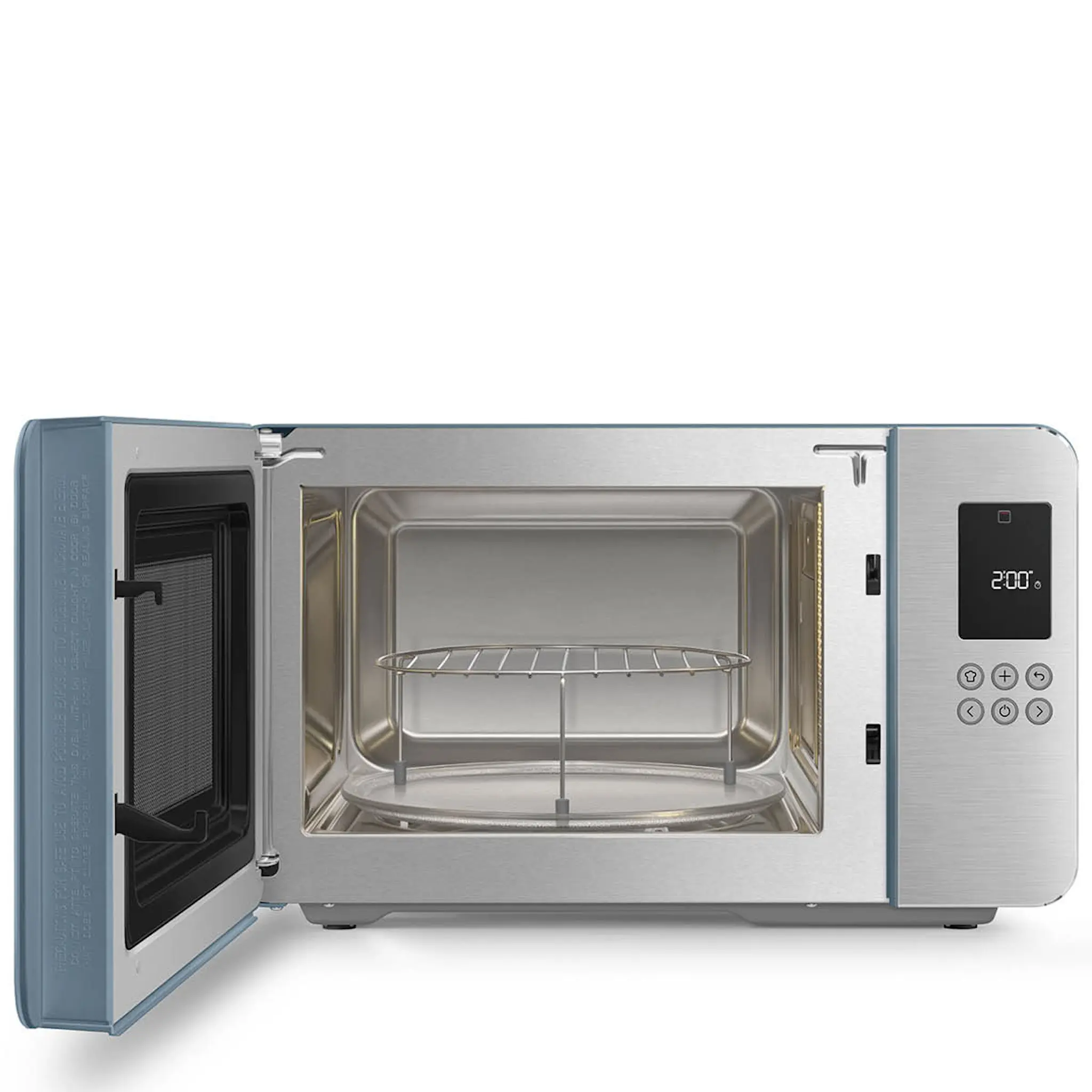 Smeg Smeg Collezione mikrovågsugn grill MOC01 1900W storm blue