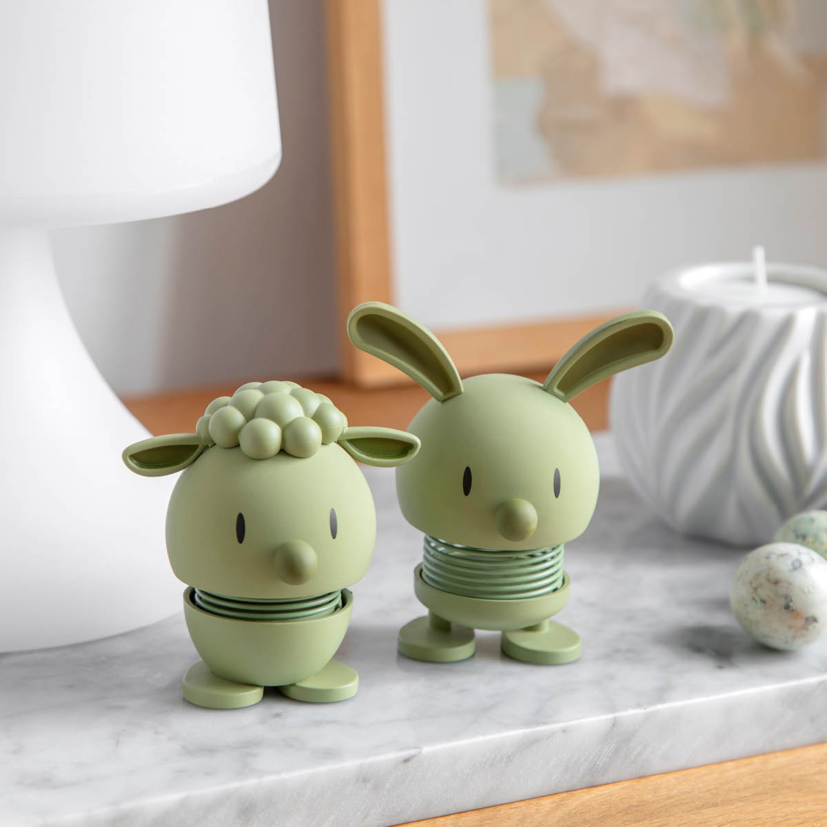 Hoptimisten Bunny Soft kanin S oliven