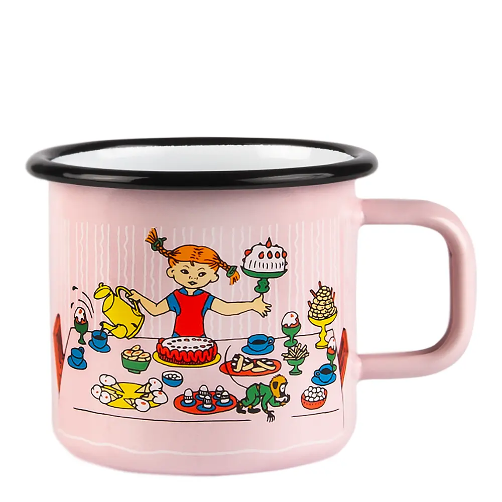 Peppi Emalimuki Pepin Syntymäpäivä 3,7dl Roosa