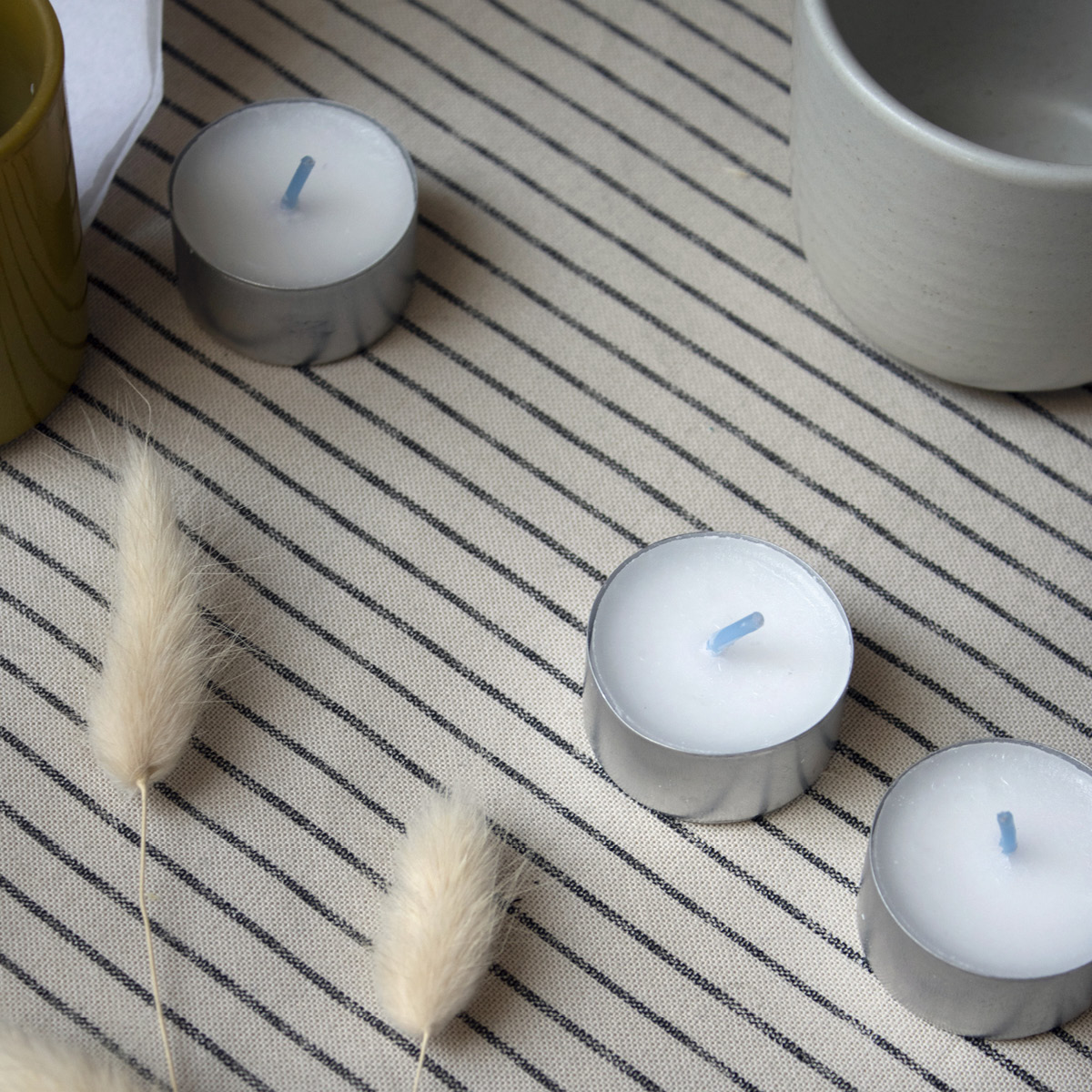 Liljeholmens Telys 3,8 cm 50 stk hvit