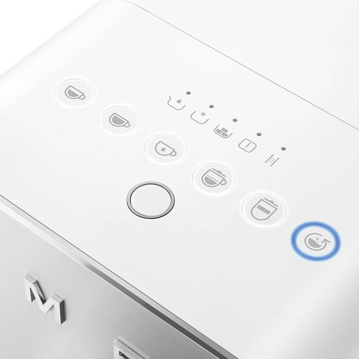 Smeg Kaffemaskin BCC13 1,4L m/melkeskummer hvit