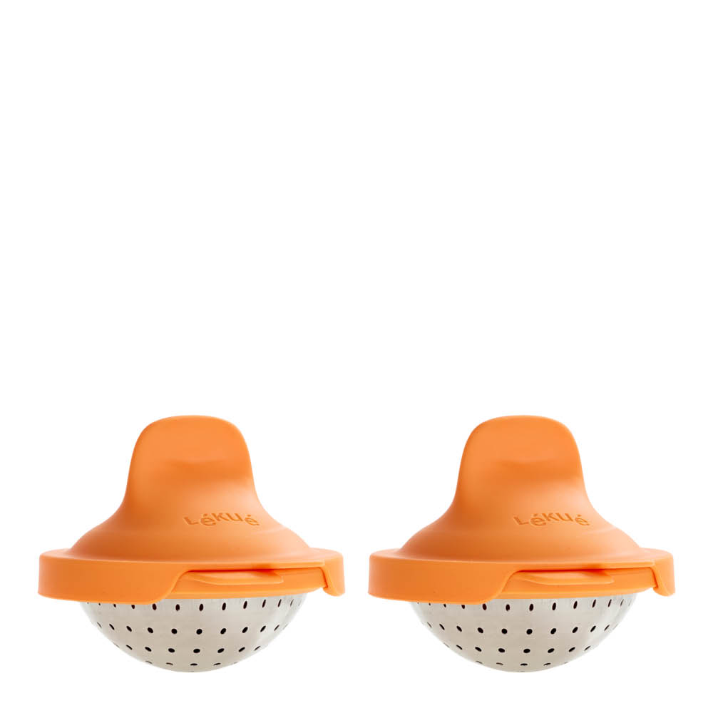 Lékué Form för att pochera ägg 2-pack orange