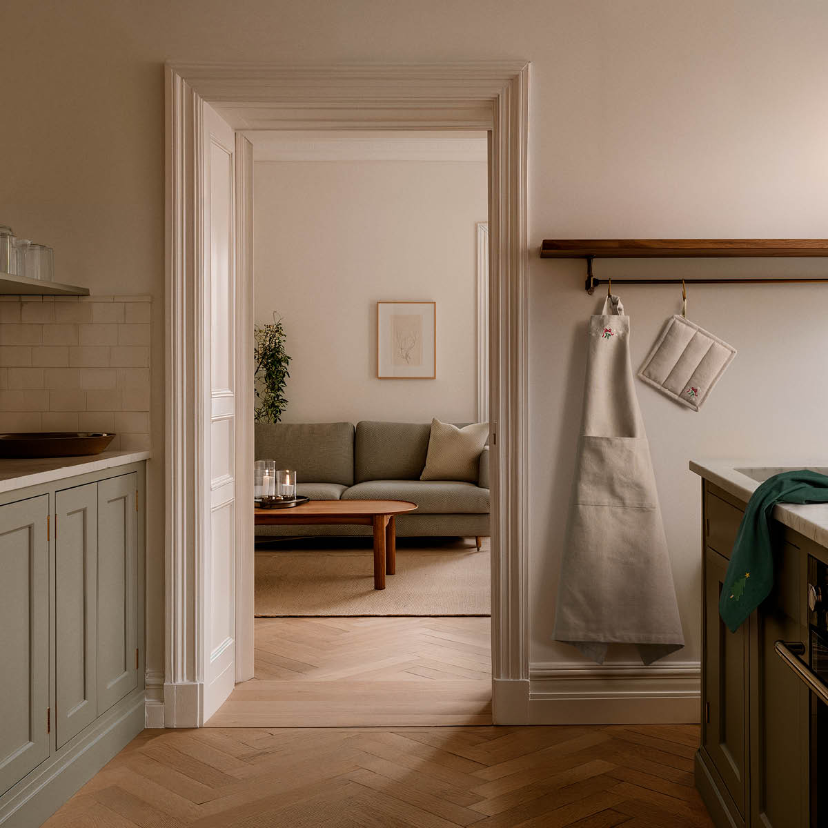 Juna Christmas Fable forkle one size sand