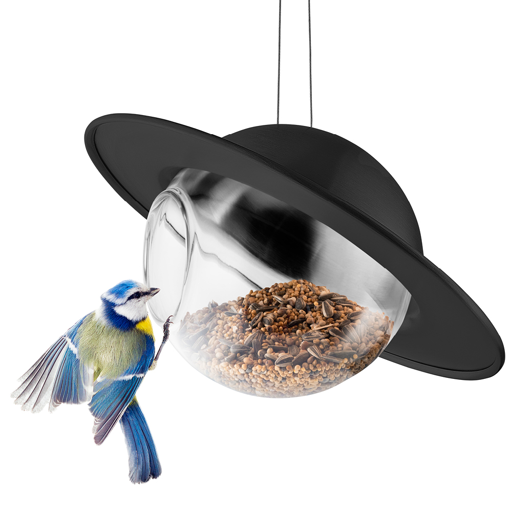 Eva Solo Saturn Linnunsyötin 15x24 cm Black