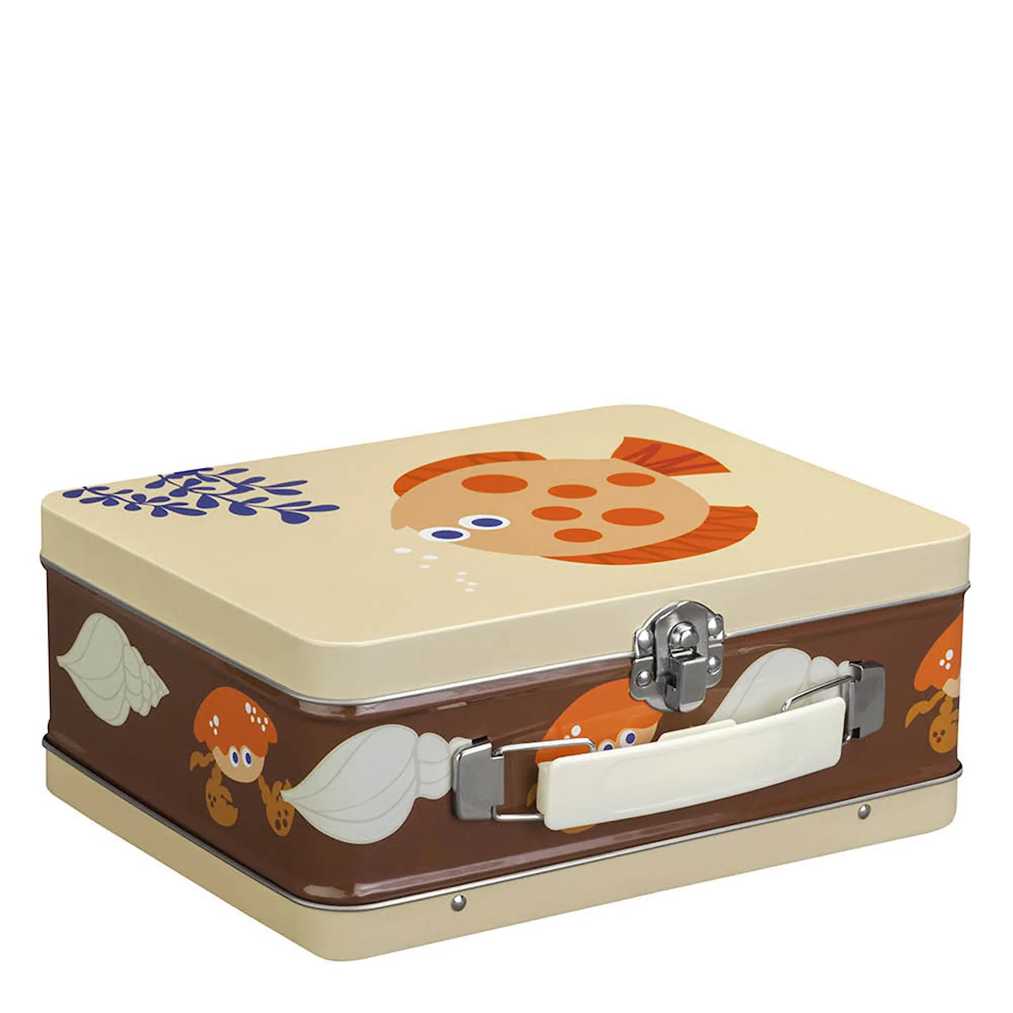 Blafre Ebb och Flod plåtväska 16x19 cm gul