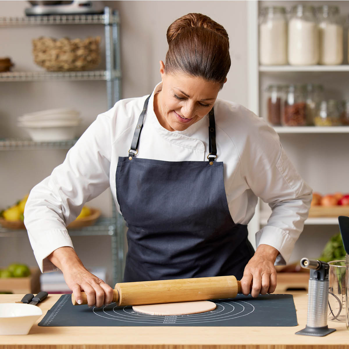 Blomsterberg Bakmatta silikon 45x60 cm grå