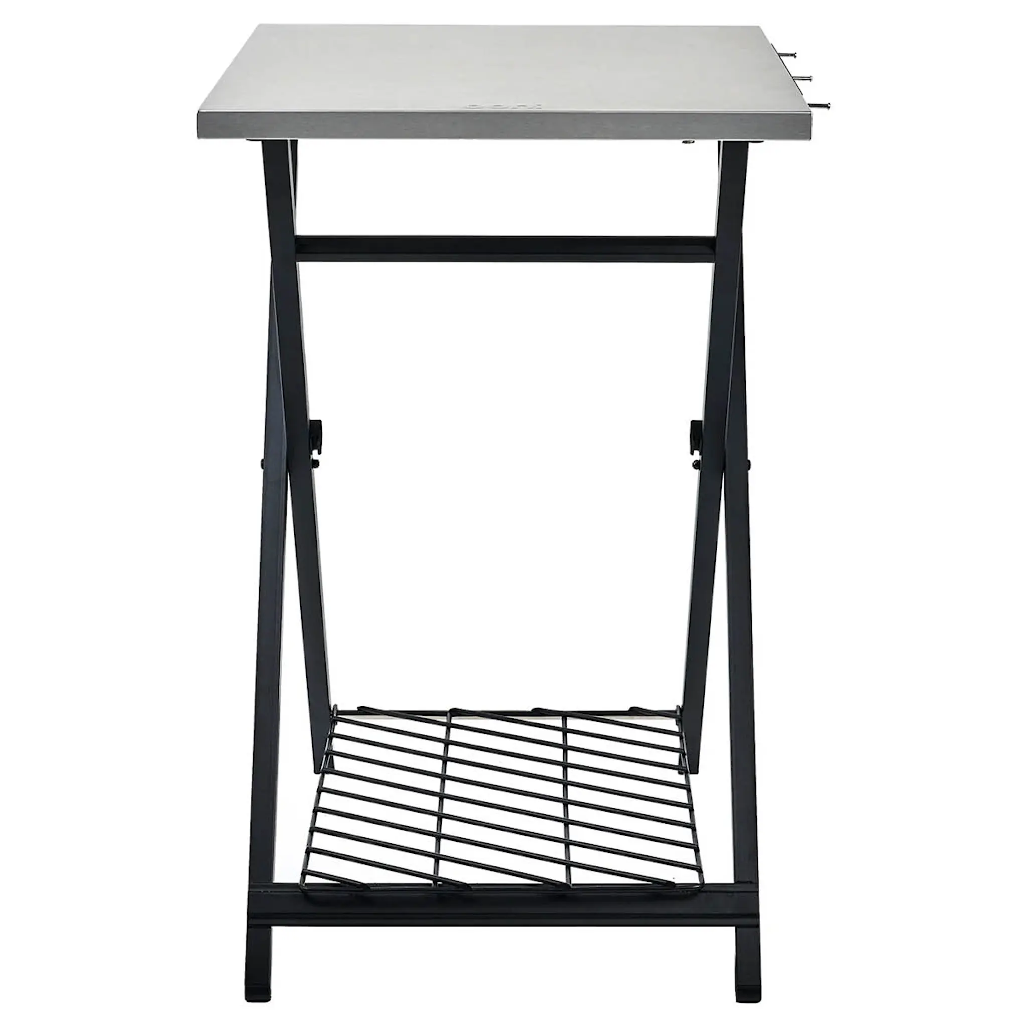 Ooni Hopfällbart bord 90x58x72 cm stål/svart