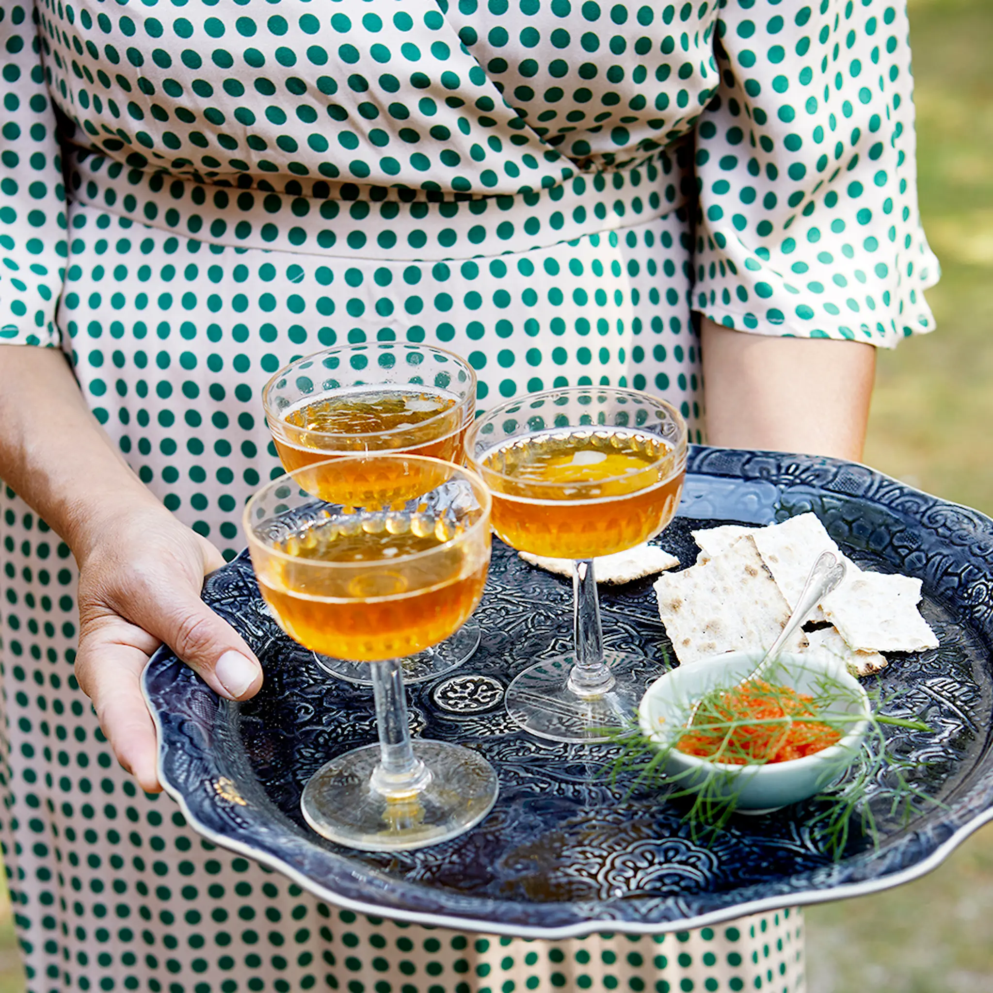 Sthål Arabesque Dippskål 8 cm Antique