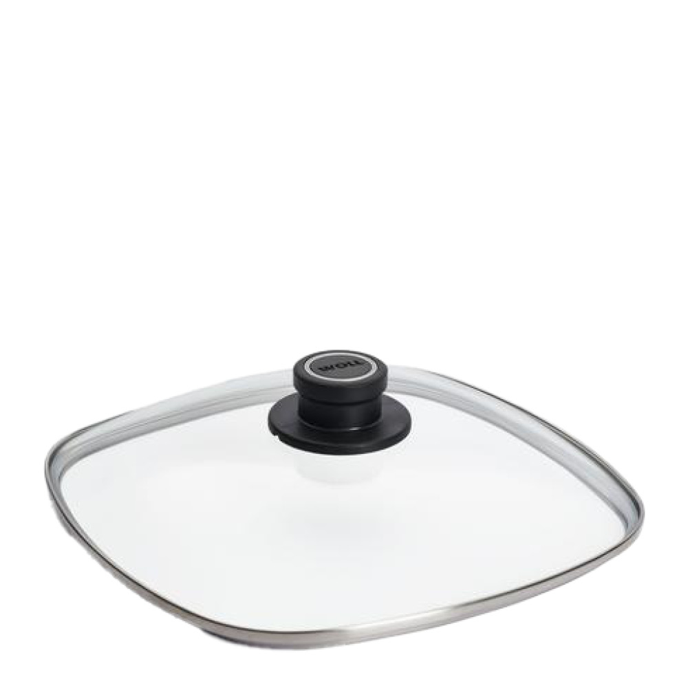 Woll - Glass Lid Kansi 28x28 cm Kirkas