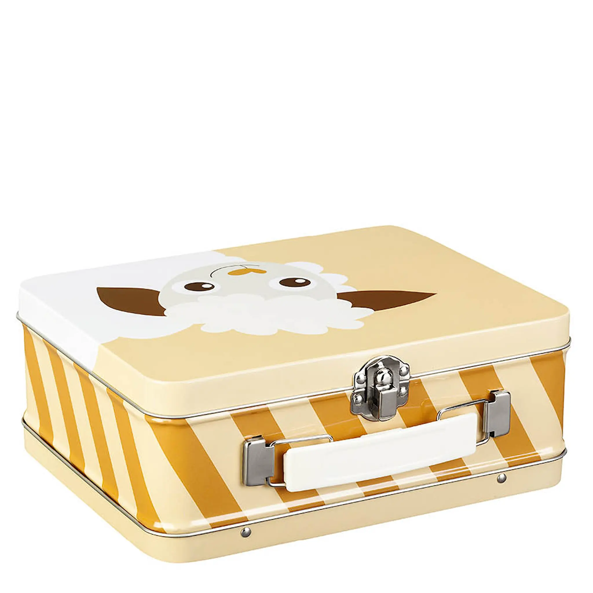 Blafre Lamm plåtväska 16x19 cm gul