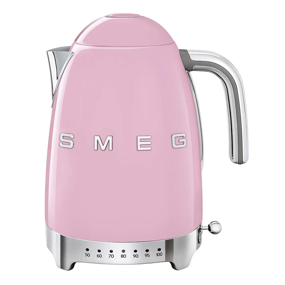Smeg - Smeg Vedenkeitin säädettävä lämpötila 1,7L KLF04 Vaaleanpunainen