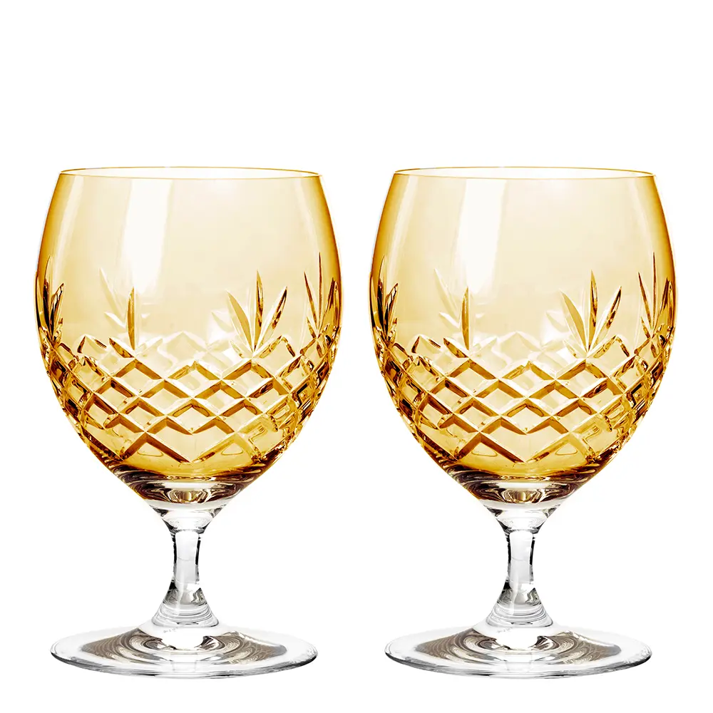 Crispy Eightball Lasi 55 cl 2 kpl Keltainen