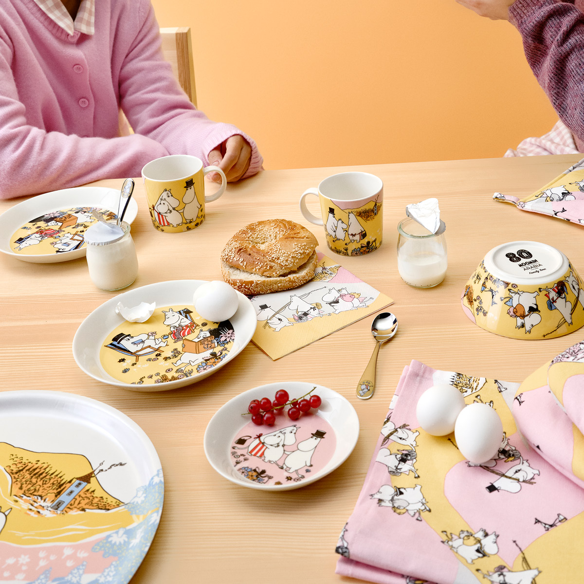 Moomin Arabia Mumin assiett 15 cm Familjemys 80 år