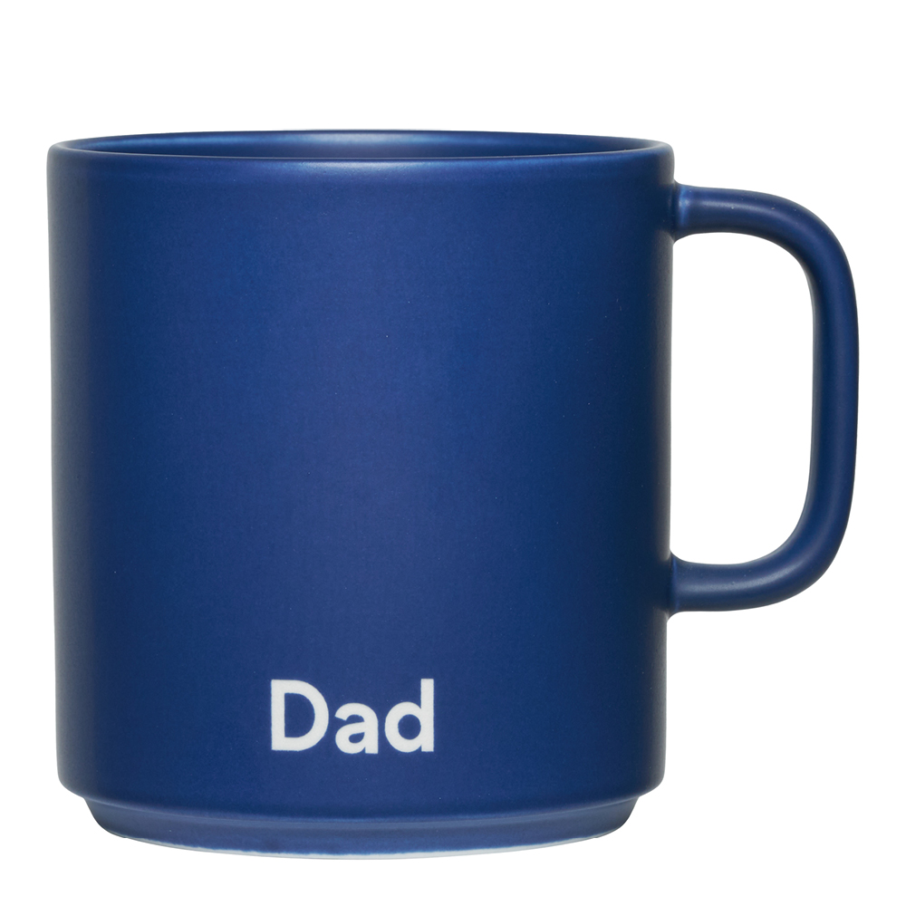 Design Letters - Favourite Muki Dad 25 cl Midnight Blue