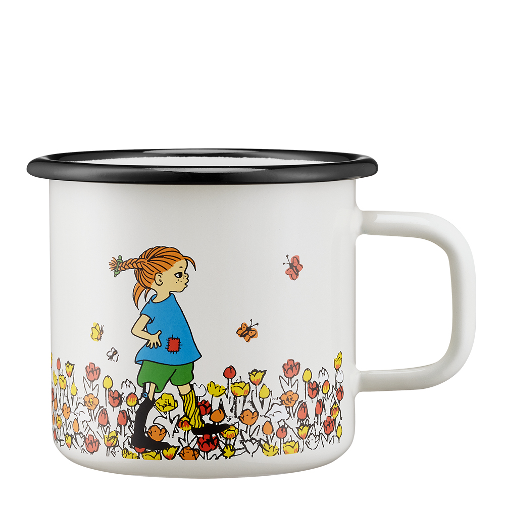 Muurla - Be more Pippi Emalimuki 37 cl Beige