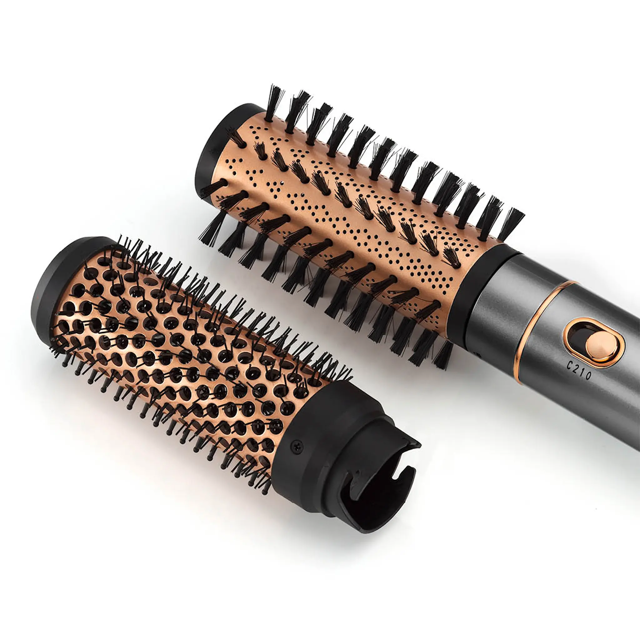 OBH Nordica Artist Keratin Care varmluftsborste 650 W grå
