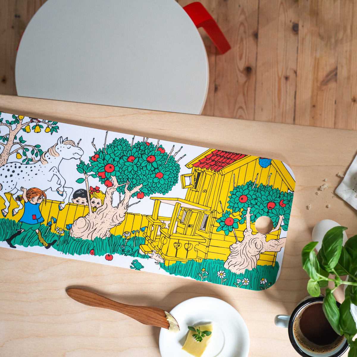 Muurla Peppi Leikkuulauta / Tarjotin 18x44 cm Tie kotiin