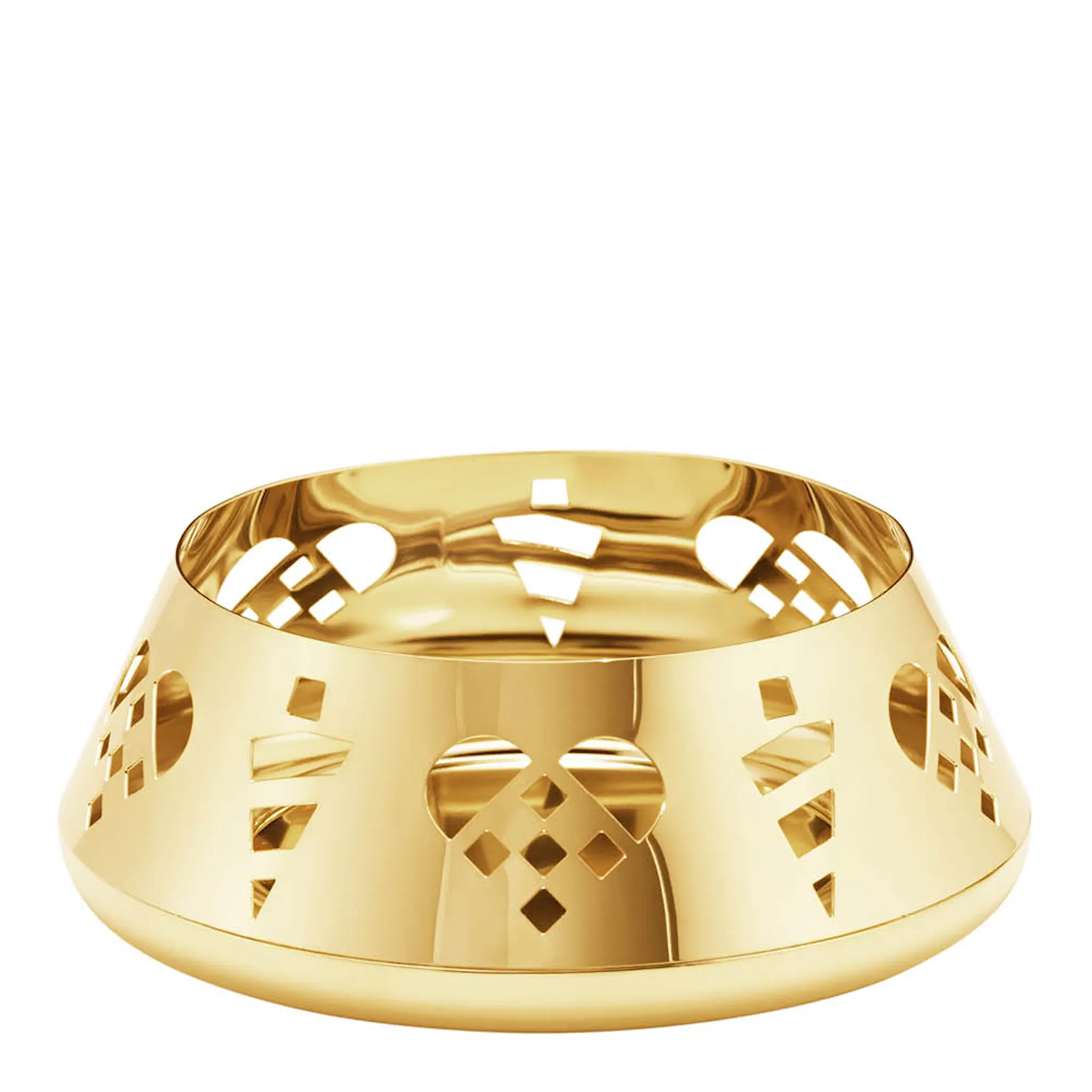 Georg Jensen Jul 2025 ljusstake blockljus 4x10,5 cm guld