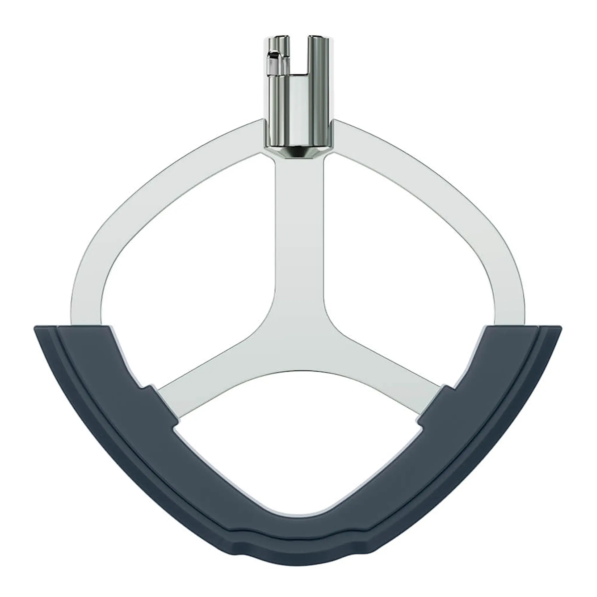 Sabor Ultimate plattvisp 15 cm med silikon borstat/grå