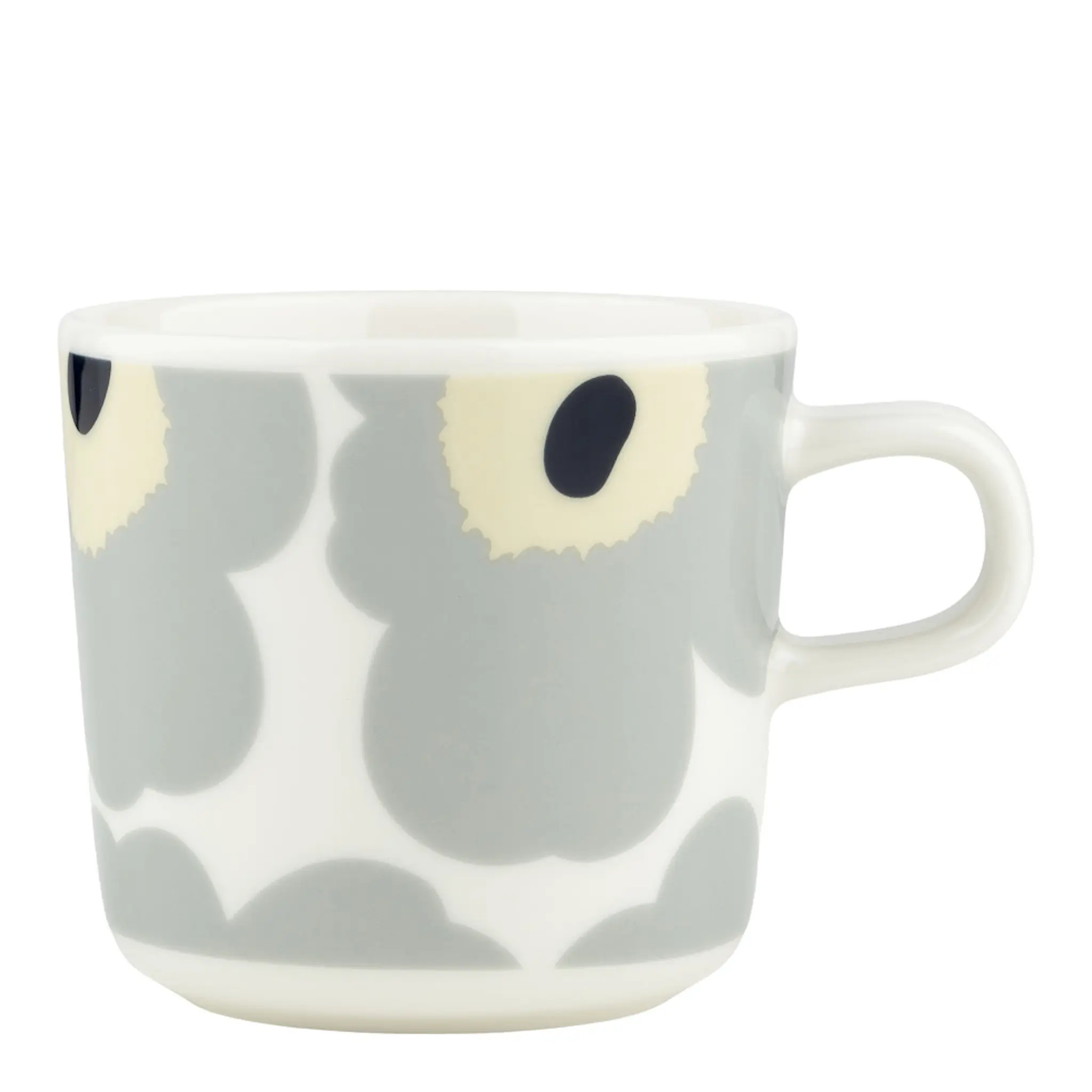 Marimekko Unikko Kopp 20 cl Vit/Grå/Sand/Mörkblå